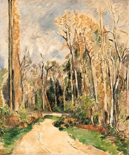 숲 입구로 가는 길 - Paul Cézanne