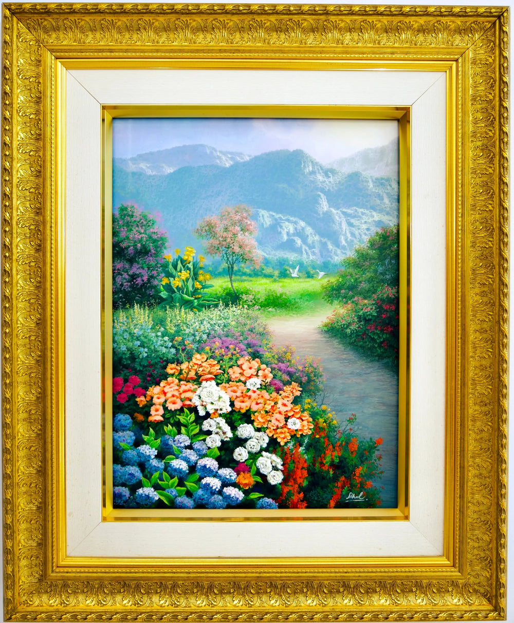 Chemin de Sérénité | 60 x 90 cm image 1 copie de tableau peinte à la main
