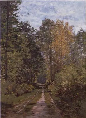 숲속 길 - Claude Monet