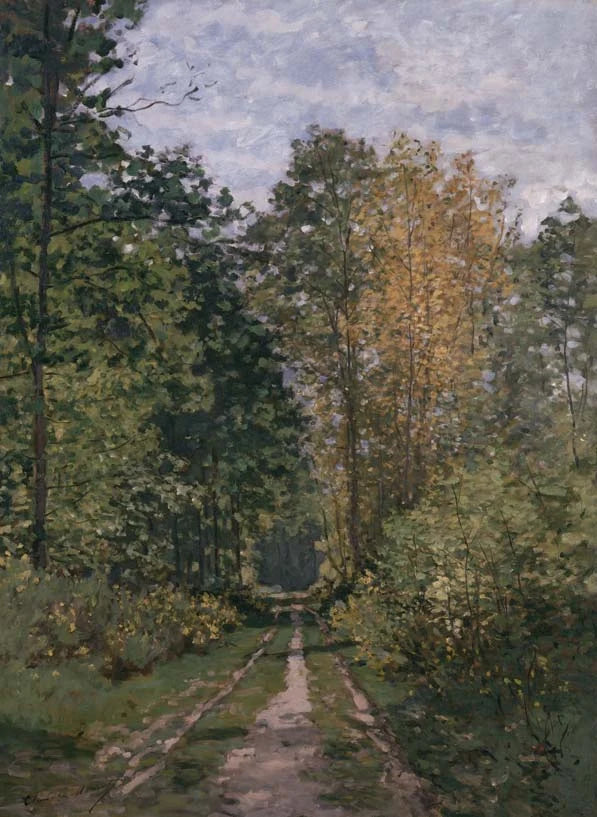 숲속 길 - Claude Monet