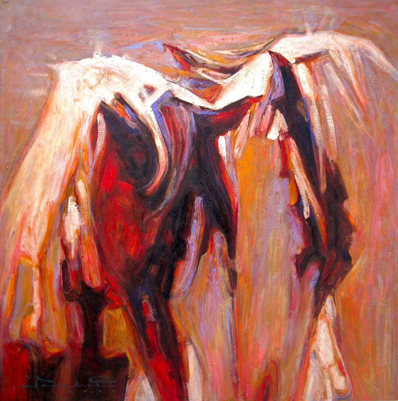 추상적인 말 | 100 x 100cm
