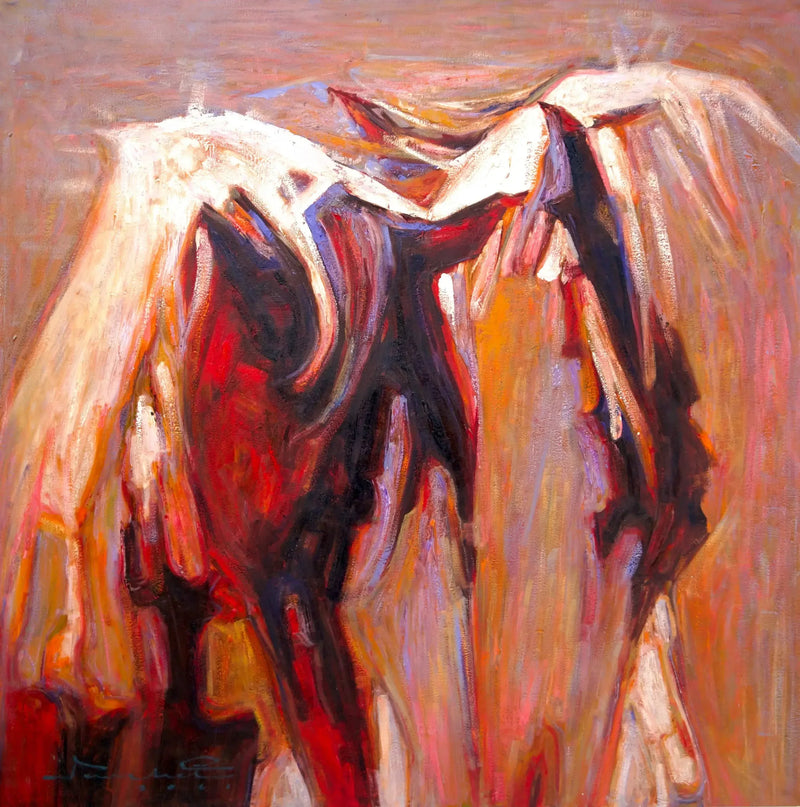 추상적인 말 | 100 x 100cm