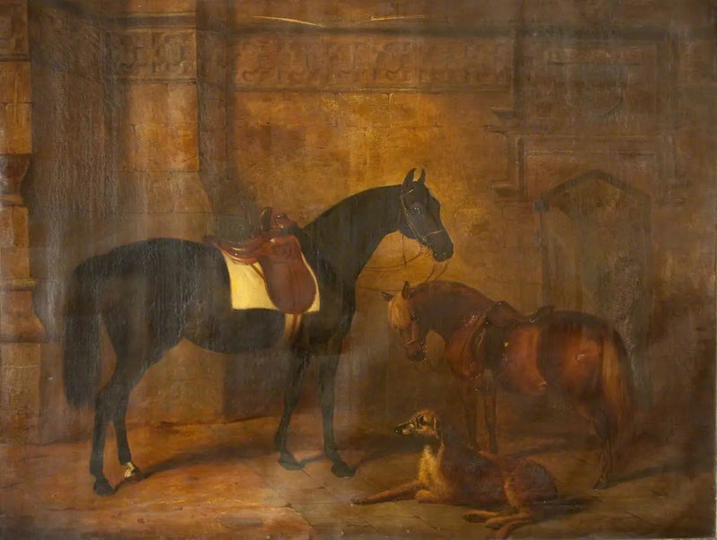 말, 조랑말, 사슴사냥개 - 에드윈 헨리 랜드시어

Source:
Cheval, poney et cerf-lévrier - Edwin Henry Landseer