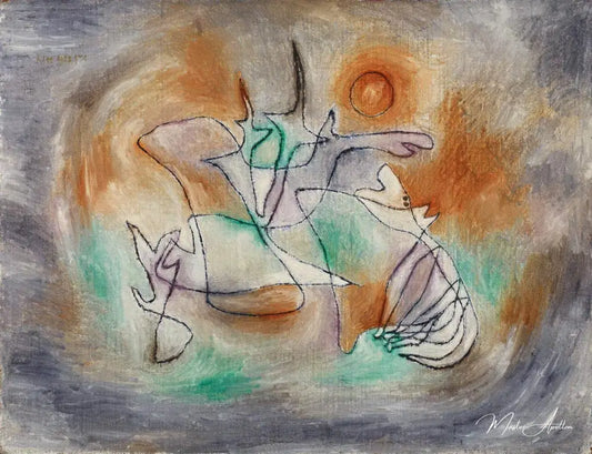 Chien hurleur - Paul Klee - Reproductions de tableaux et peintures haut de gamme