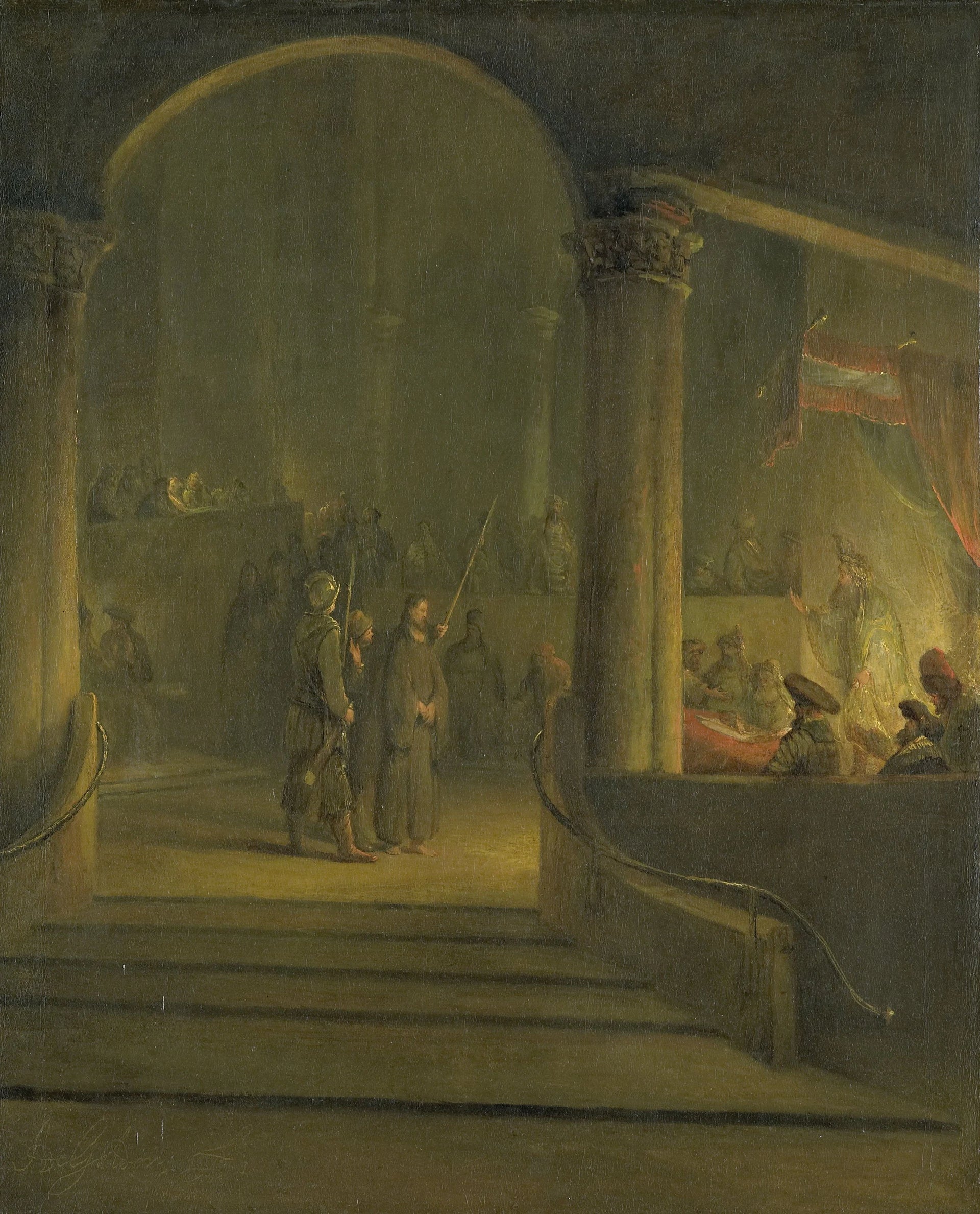 Le Christ devant Caïphe - Arent de Gelder
