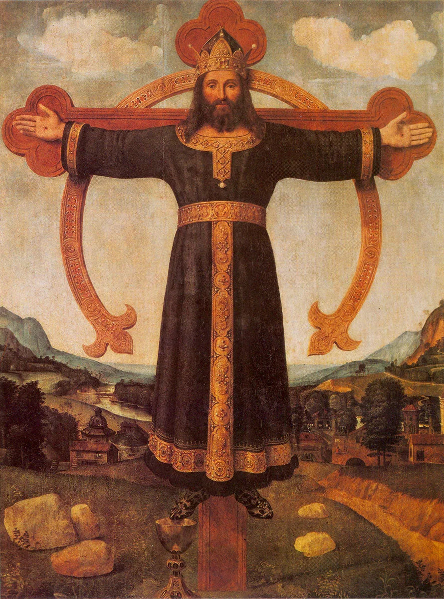 Christ en croix («Volto Santo») - Piero di Cosimo image 1 reproduction artisanale de tableau