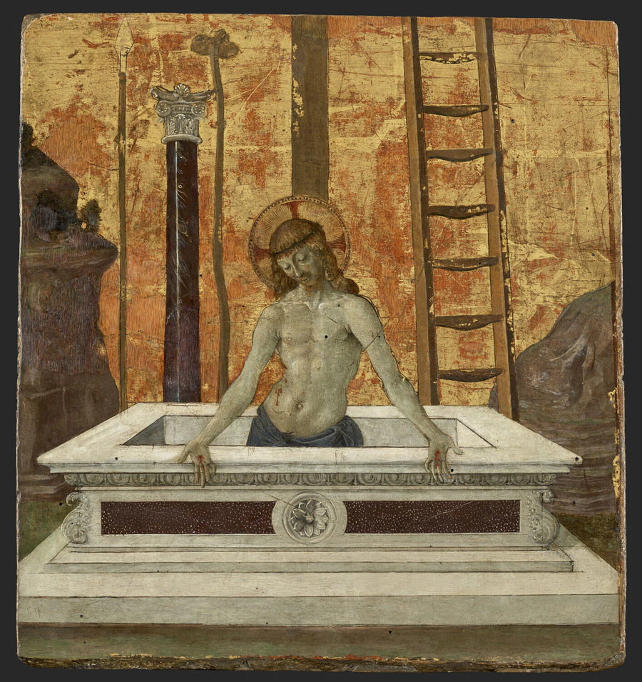 Le Christ mort au tombeau - Pietro Perugino