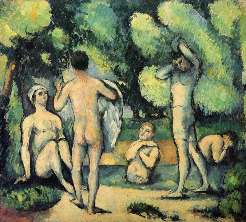 다섯 명의 목욕하는 사람들 - Paul Cézanne