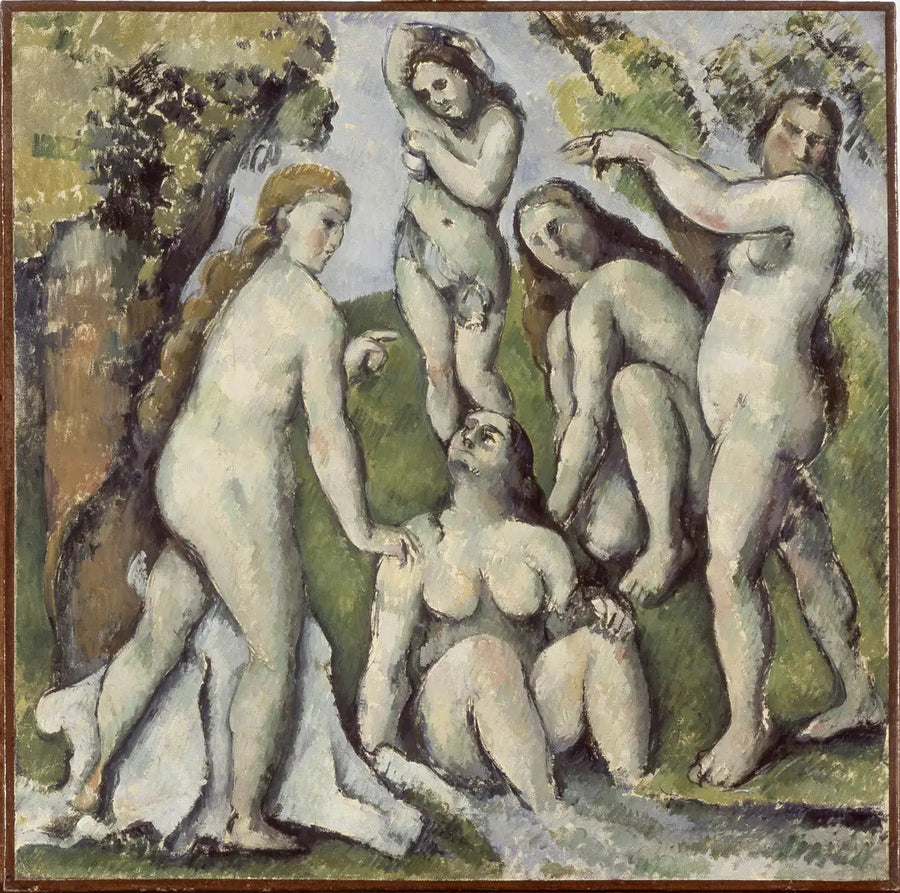 다섯 명의 목욕하는 여인들 - Paul Cézanne