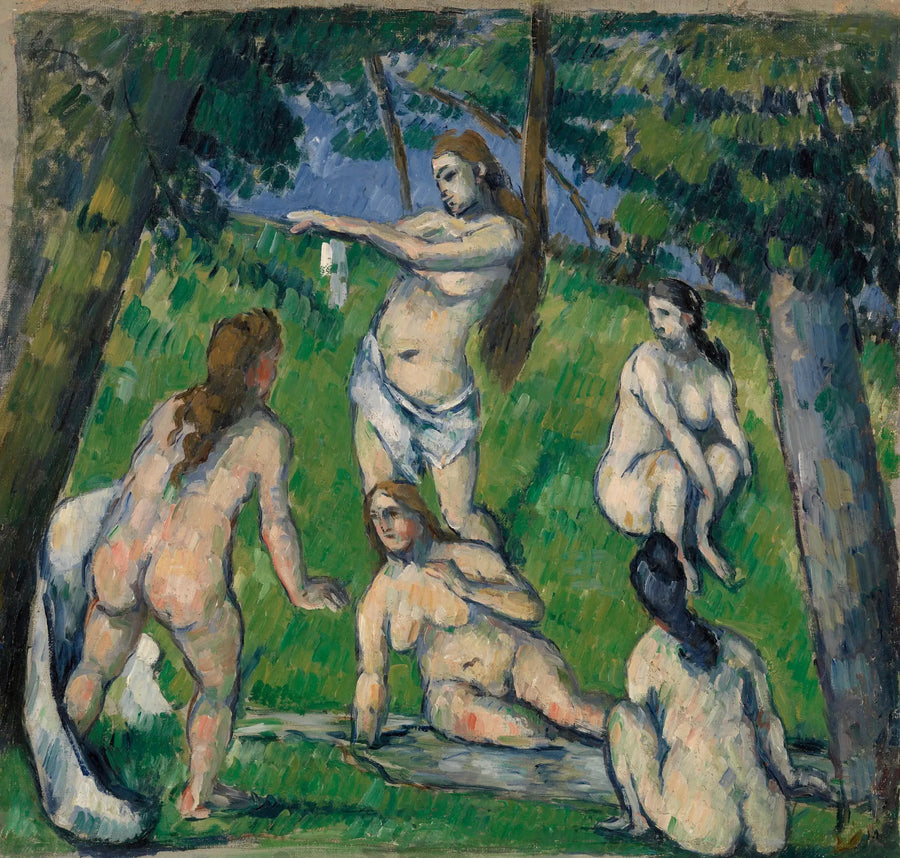 다섯 명의 목욕하는 여인들 - Paul Cézanne