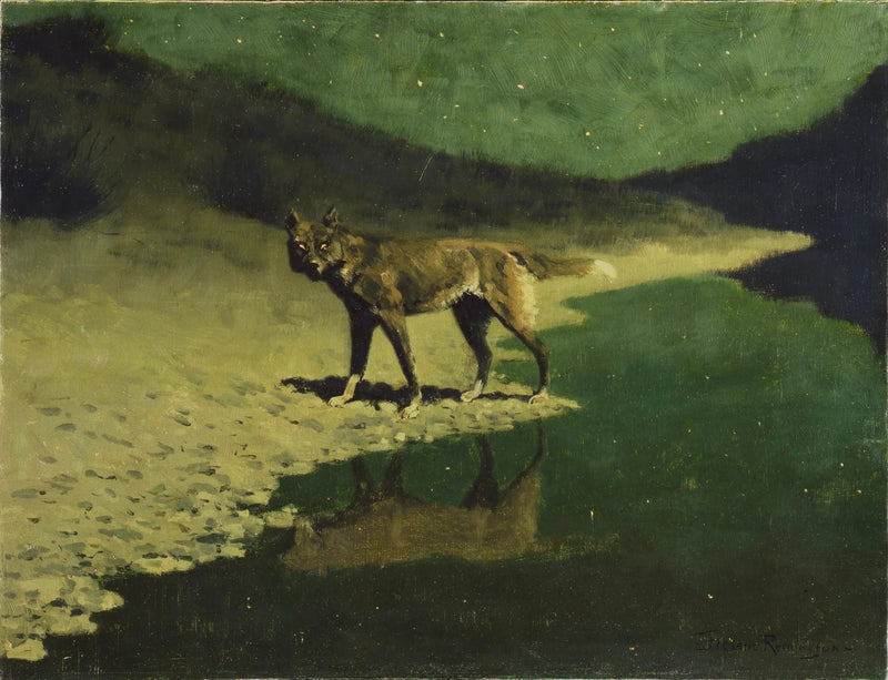 달빛, 늑대 - 프레데릭 레밍턴

Source:
Clair de lune, loup - Frederic Remington