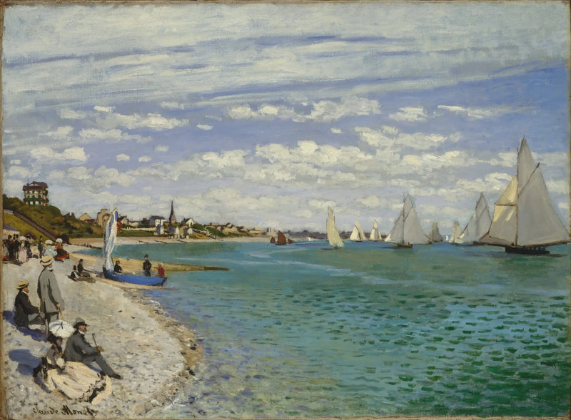 Sainte-Adresse W91의 레가타 - Claude Monet