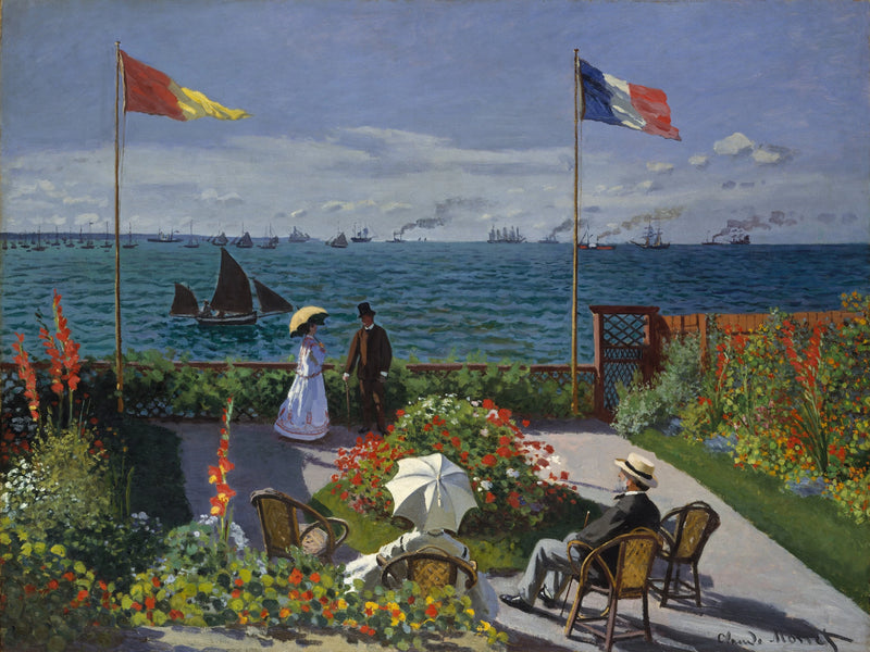Sainte-Adresse W95의 테라스 - Claude Monet
