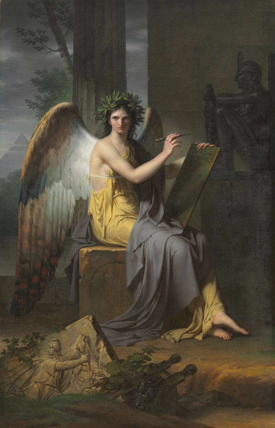 클리오, 역사를 주재하는 뮤즈 - 찰스 메니에르

Source:
Clio, muse qui préside à l’Histoire - Charles Meynier