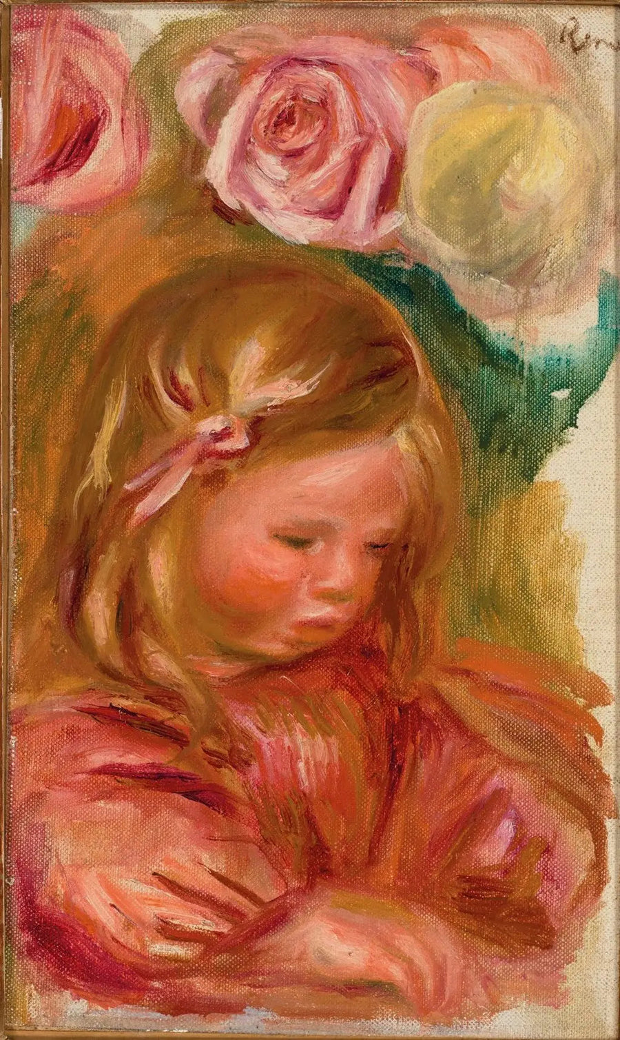 장미 속의 코코 - 피에르-오귀스트 르누아르