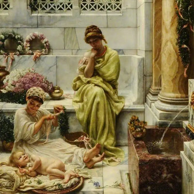 Coin de la place du marché - Edward Poynter - Alpha Reproduction
