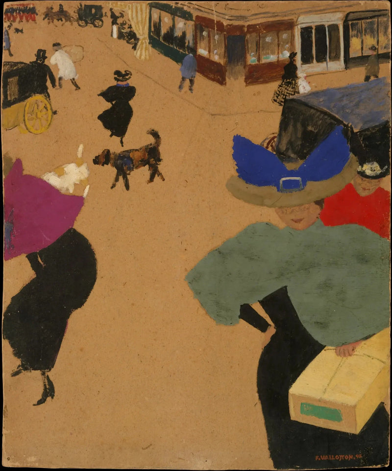 파리의 거리 모퉁이 - 펠릭스 발로통

Source:
Coin de rue à Paris - Félix Vallotton