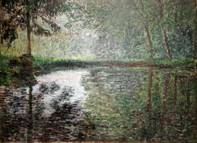 Montgeron W419의 연못 모퉁이 - Claude Monet