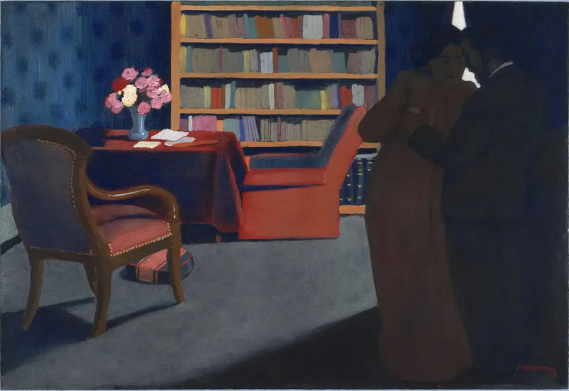 감성 학술회의 - 펠릭스 발로통

Source:
Colloque sentimental - Félix Vallotton