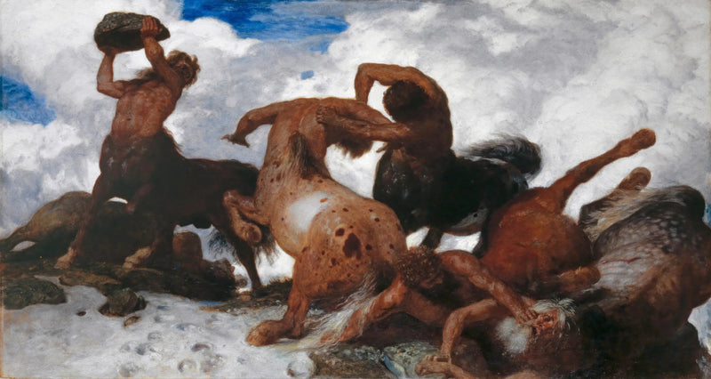 전투의 켄타우로스들 - 아놀드 뵈클린

Source:
Combat des centaures - Arnold Böcklin