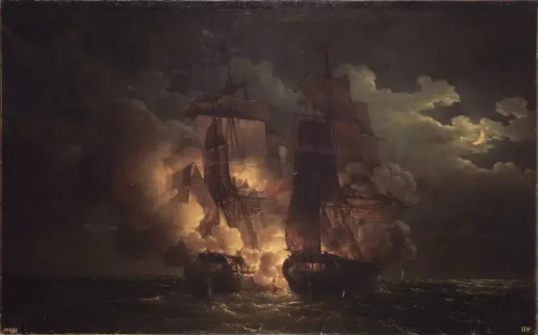 로즈 섬 해전 1813년 2월 7일 - 루이-필리프 크레팽