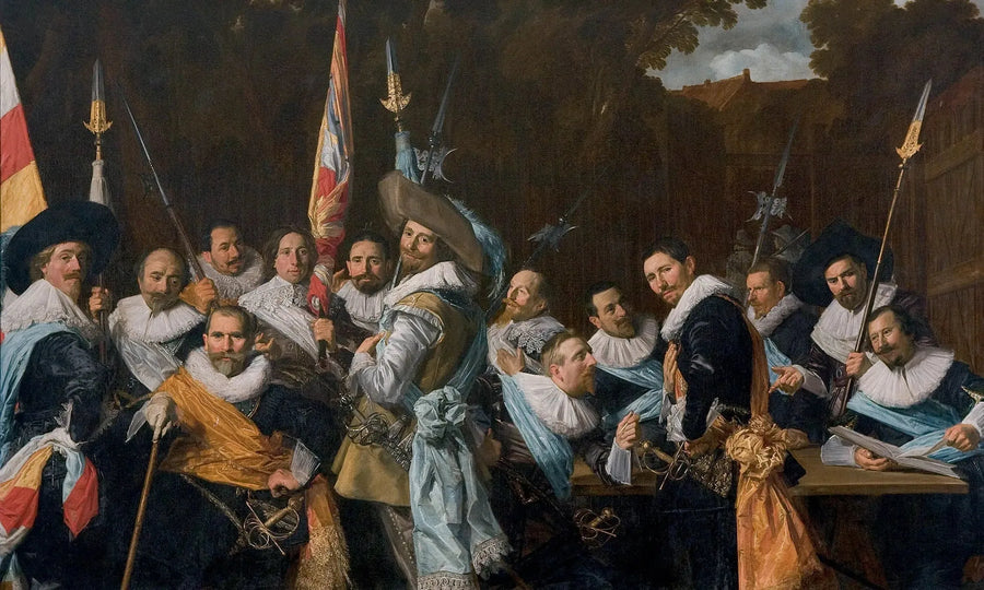 세인트 아드리엔의 무장대 부대, 헤르홀름 1633년 - 프란스 할스

Source:
compagnie de la milice bourgeoise des mousquetaires de Saint-Adrien, Haarlem 1633 - Frans Hals