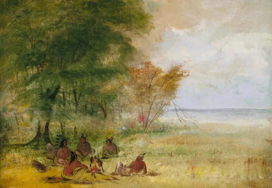 인디언 시우 조언, 심도 있는 숙고 중인 족장들 - 조지 캐틀린

Source:
Conseil indien Sioux, chefs en profonde délibération - George Catlin