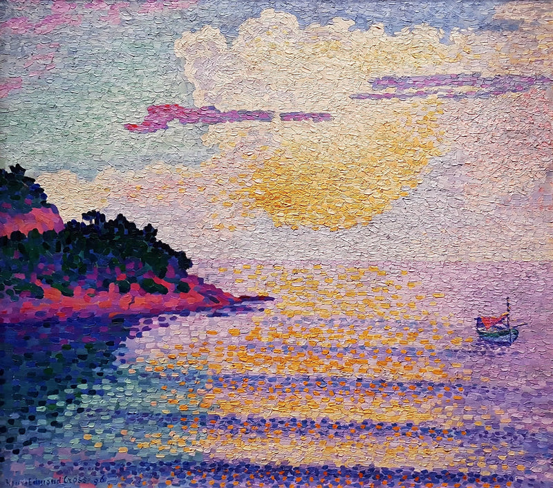 바다 위의 석양 - 앙리-에드몽 크로스