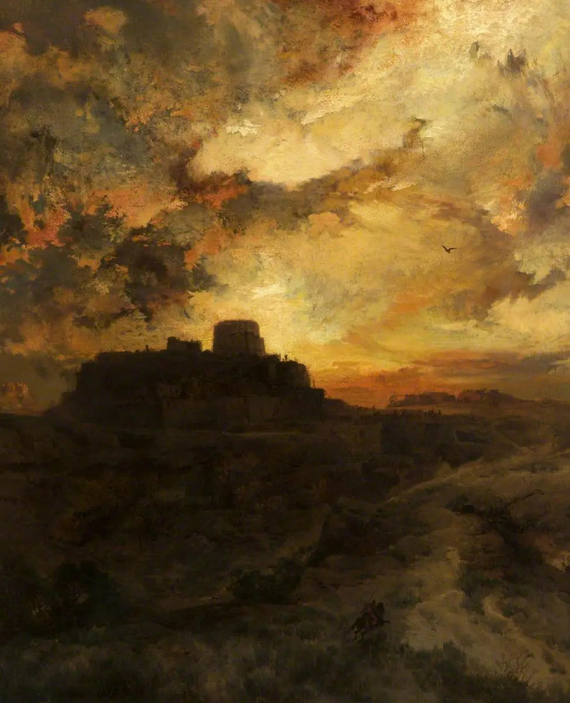 석양, 푸에블로 델 왈페, 애리조나 - 토마스 모란

Source:
Coucher du soleil, Pueblo del Walpe, Arizona - Thomas Moran