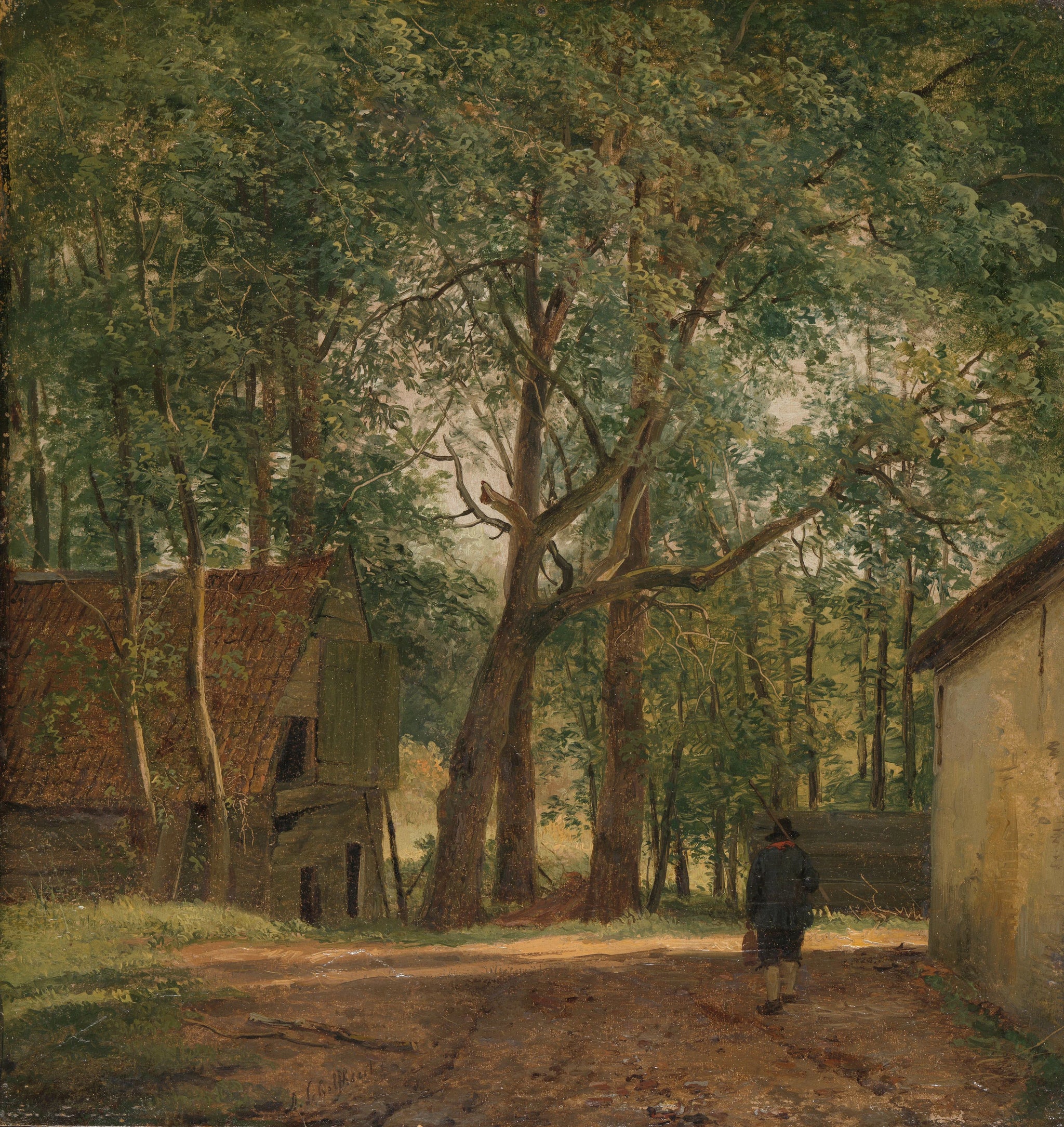 Cour de ferme - Andreas Schelfhout
