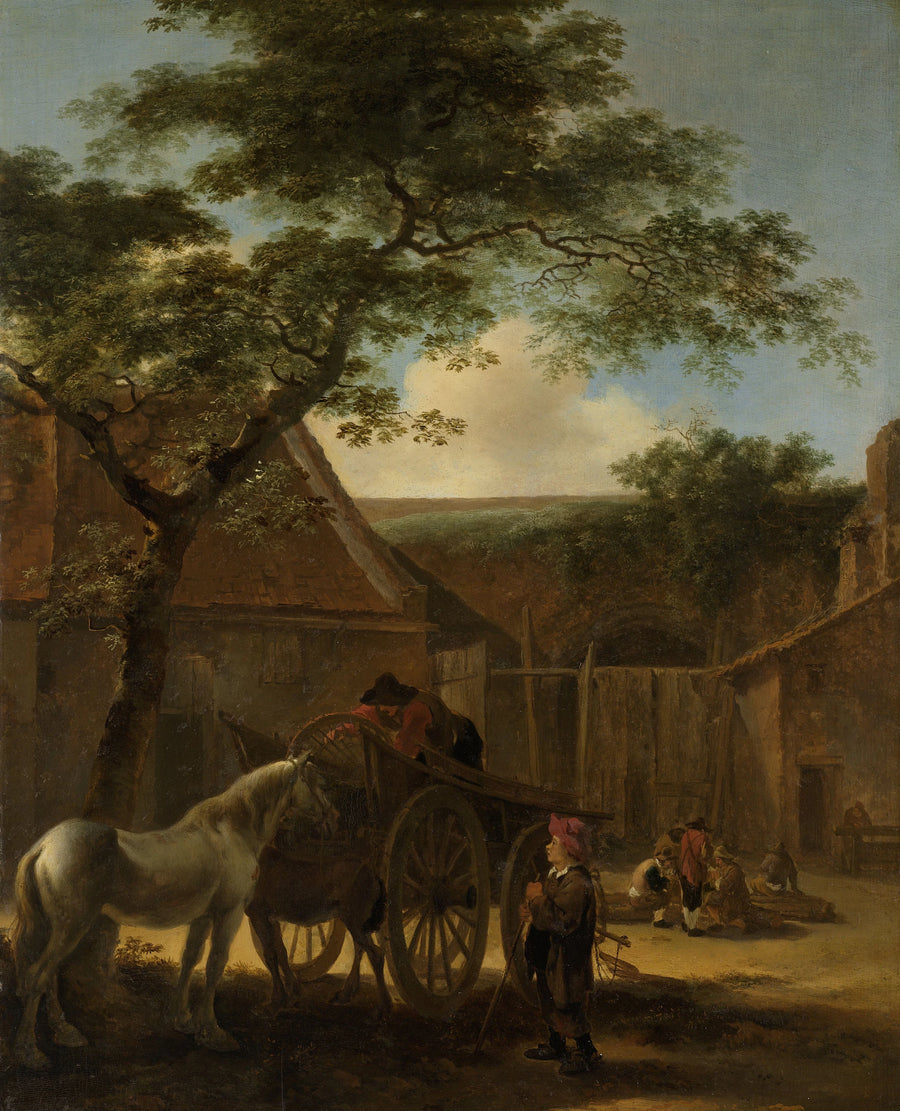 Cour de ferme. - Jan Both