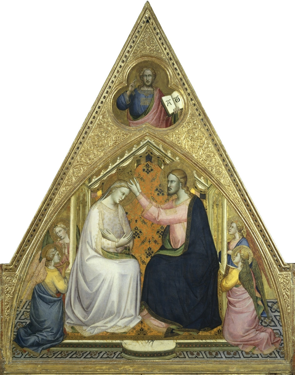 Couronnement de la Vierge - Lorenzo Monaco image 1 copie peinte à la main à l’huile