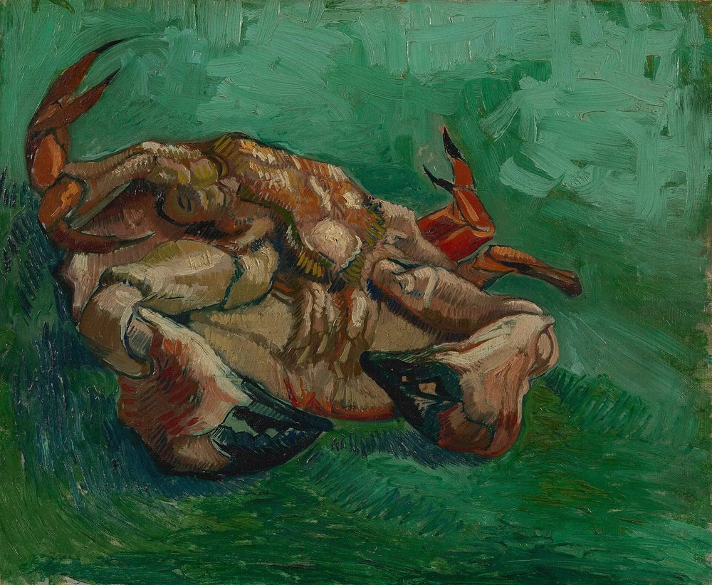 Crabe, couché sur le dos - Vincent van Gogh image 1 tableau peint à l’huile sur toile