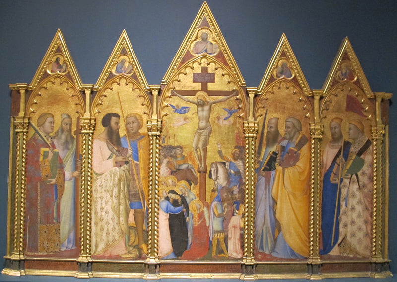 성인들과 함께한 십자가 처형 - 베르나르도 다디