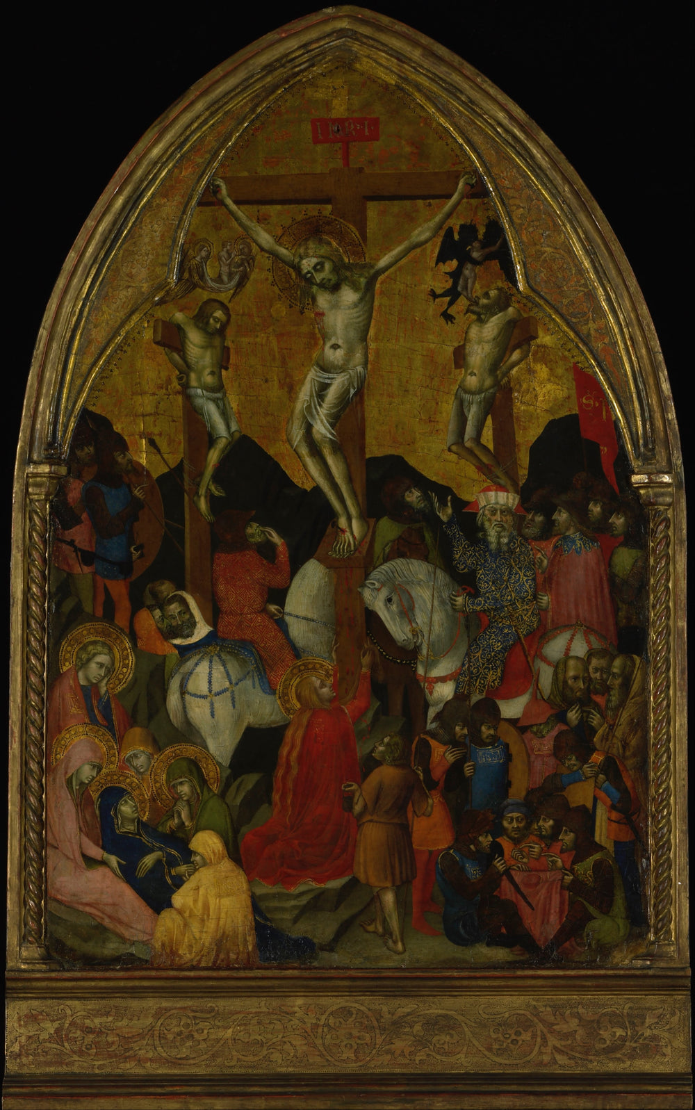 Crucifixion - Barnaba da Modena image 1 reproduction artisanale de tableau