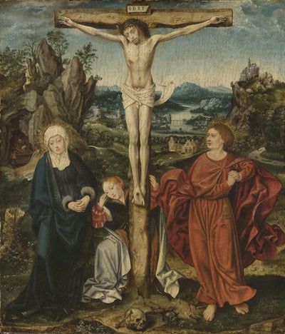 Crucifixion - Joos van Cleve - Alpha Reproduction