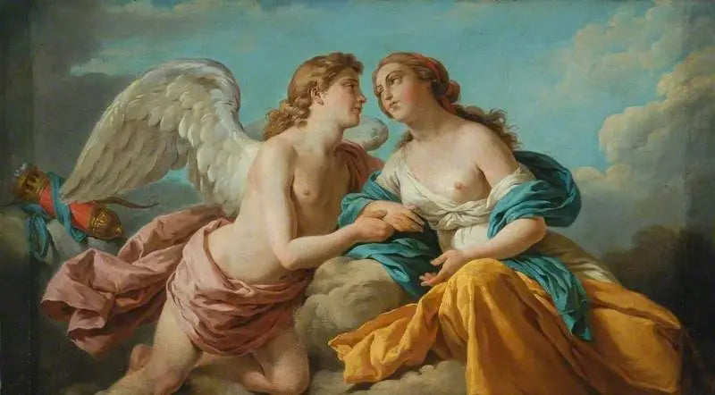 큐피드와 프시케, 오감의 비유 - 루이 장 프랑수아 라그레네

Source:
Cupidon et Psyché, allégorie des cinq sens - Louis Jean François Lagrenée