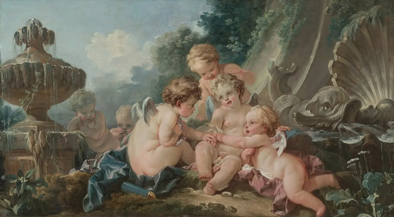 사랑의 신들이 음모를 꾸미다 - 프랑수아 부셰

Source:
Cupidons en conspiration - François Boucher