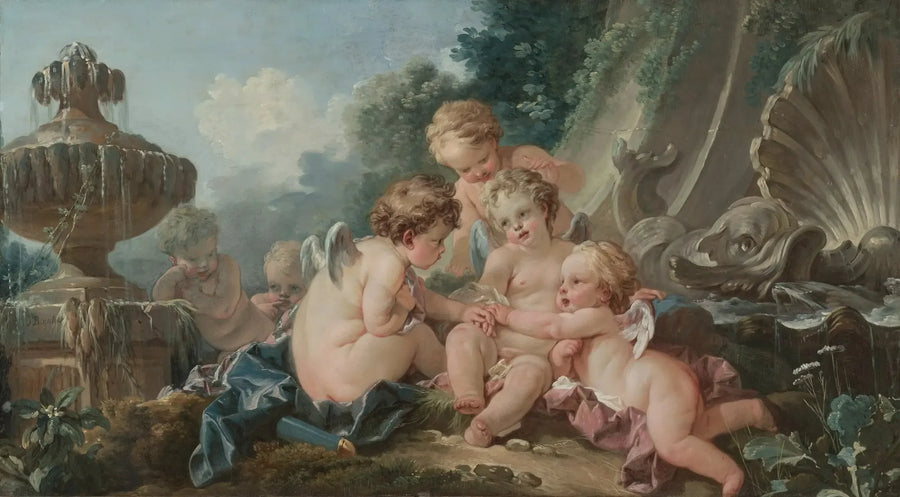사랑의 신들이 음모를 꾸미다 - 프랑수아 부셰

Source:
Cupidons en conspiration - François Boucher
