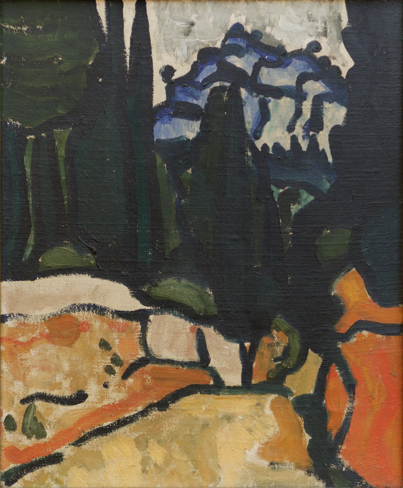 카시스의 사이프러스 나무 - 앙리 데렌

Source:
Cyprès à Cassis - André Derain