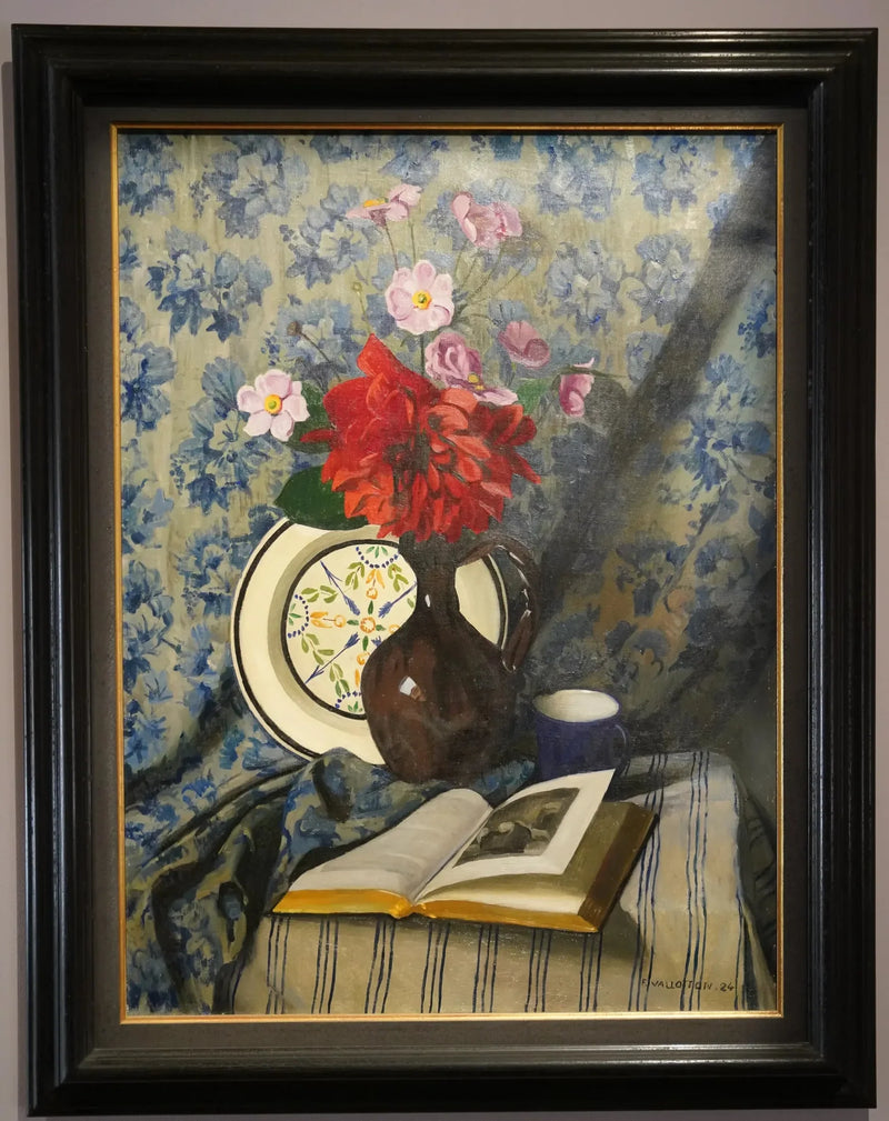 붉은 다알리아와 열린 책 - 펠릭스 발로통

Source:
Dahlias rouges et livre ouvert - Félix Vallotton