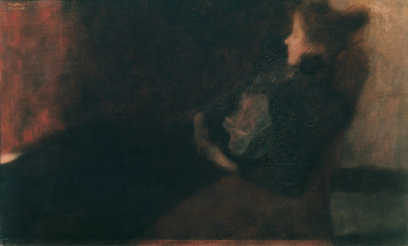 난로 옆의 여인 (Dame am Kamin) - Gustav Klimt