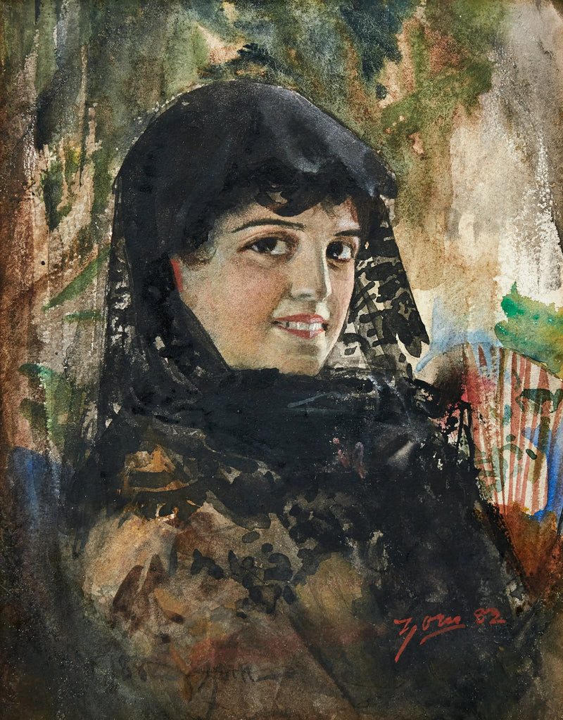 검은 베일을 쓴 스페인 여인 - 앤더스 손

Source:
Dame espagnole à la mantille noire - Anders Zorn