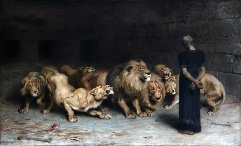 다니엘과 사자굴 속의 다니엘 - 브리튼 리비에르

Source:
Daniel dans la fosse aux lions - Briton Rivière