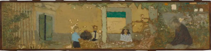 Vallotton 정원에서 - 에두아르 뷔야르