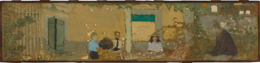 Vallotton 정원에서 - 에두아르 뷔야르