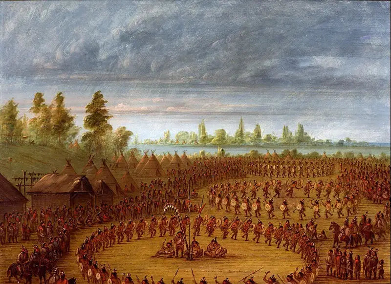 전쟁 춤의 아파치족 - 조지 캐틀린

Source:
Danse de guerre des Apaches - George Catlin