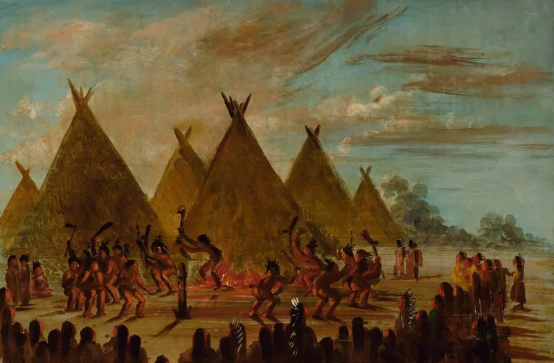 전쟁 춤, 수족 - 조지 캐틀린

Source:
Danse de guerre, Sioux - George Catlin