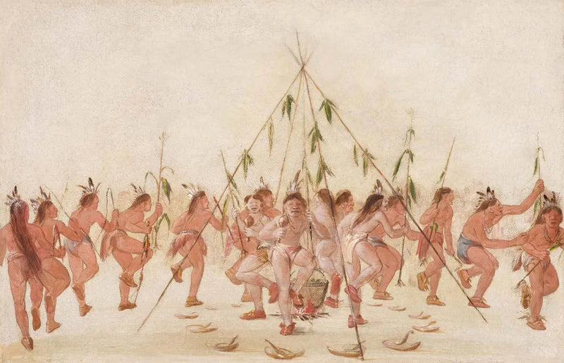 초록 옥수수 춤, 히다차 - 조지 캐틀린

Source:
Danse du maïs vert, Hidatsa - George Catlin
