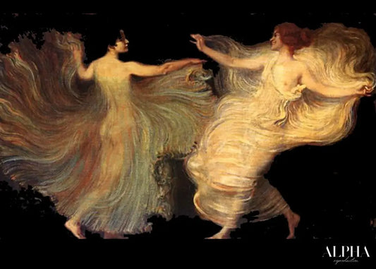 Danseurs - Franz Von Stuck Reproductions de tableaux à la peinture à l’huile